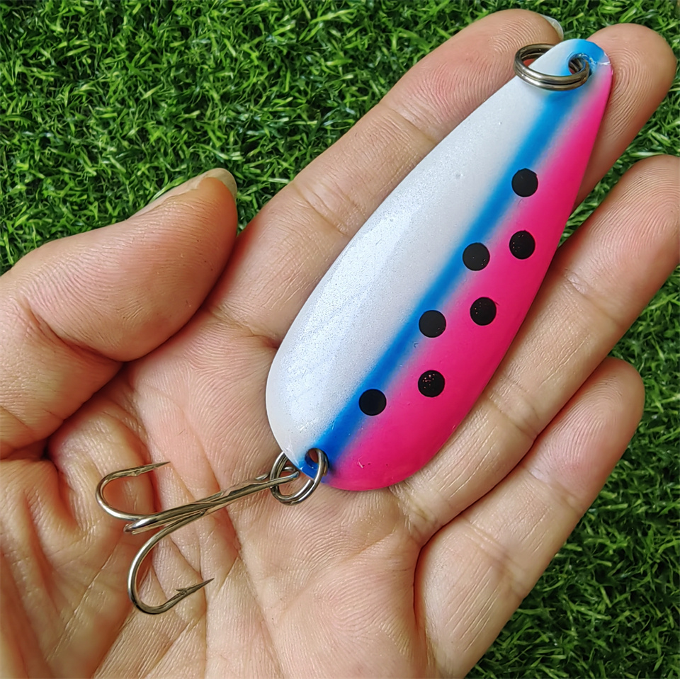 Fishing Hook Treble - Señuelo de cuchara giratoria de piezas,
