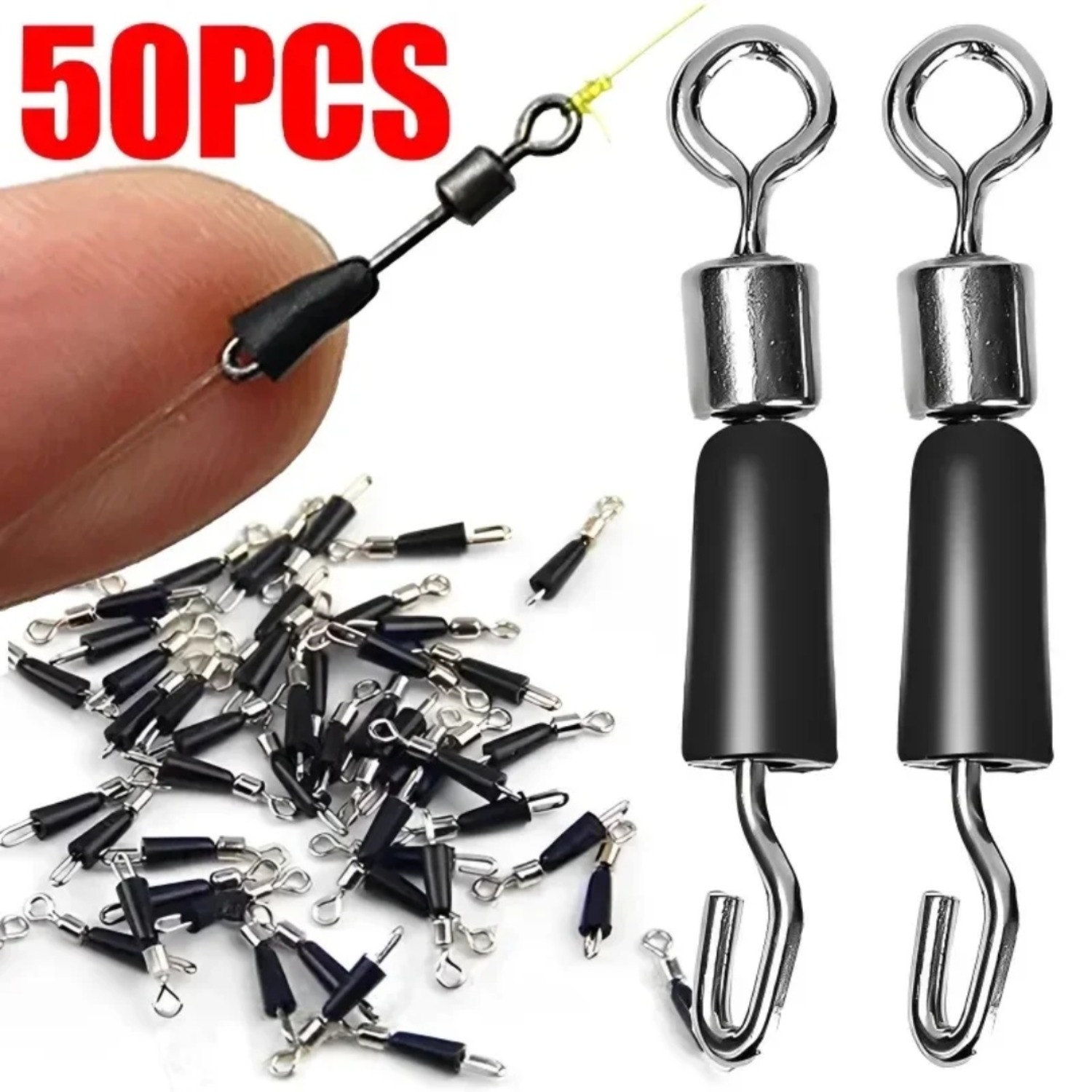 50 unidades de Conectores Gira - Fishing Hook Jig reseña y precio