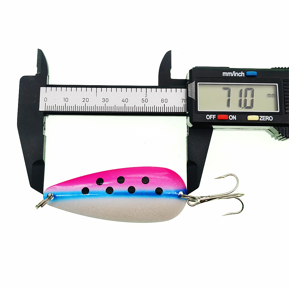 Señuelo de cuchara giratoria d - Fishing Hook Treble reseña y precio