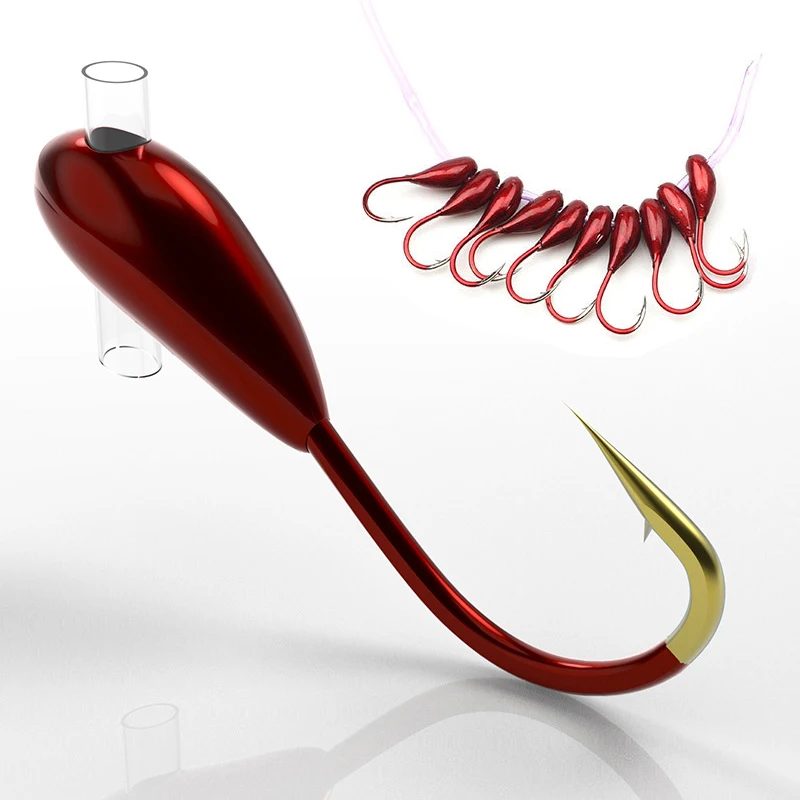 Anzuelo de pesca en hielo para - Fishing Hook Offset reseña y precio