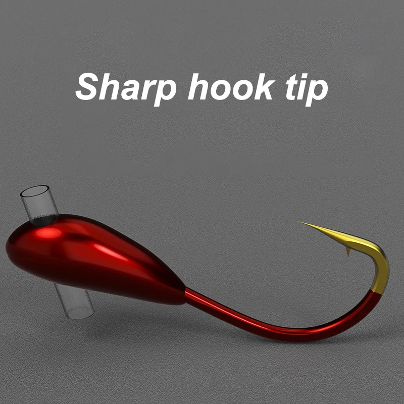 Anzuelo de pesca en hielo para - Fishing Hook Offset reseña y precio