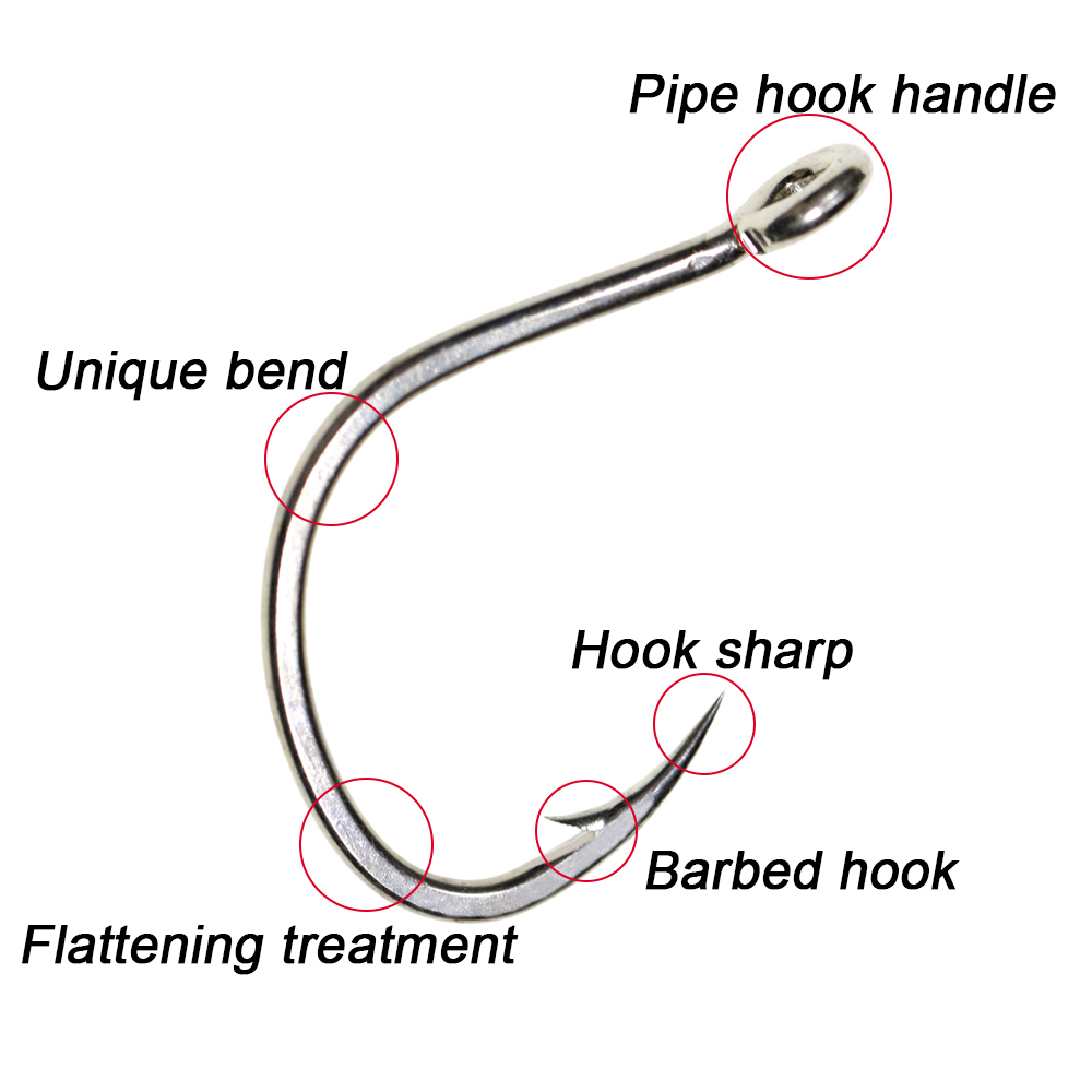 ICERIO, 10 Uds., revestimiento - Fishing Hook Offset reseña y precio