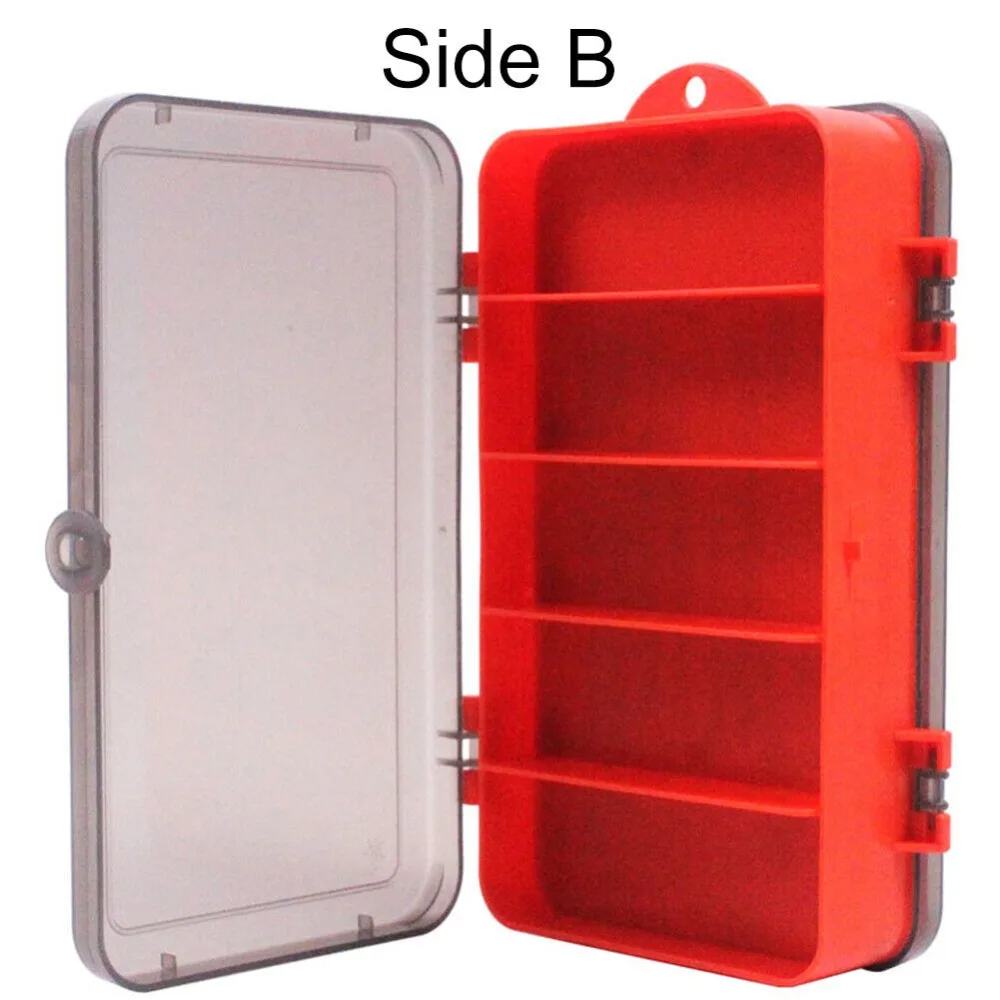 Caja de cebo dividida de doble - Fishing Hook Jig reseña y precio