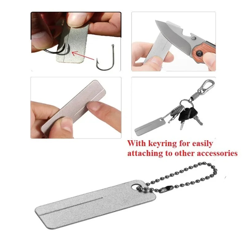 Mini piedra de afilar de diama - Fishing Hook reseña y precio