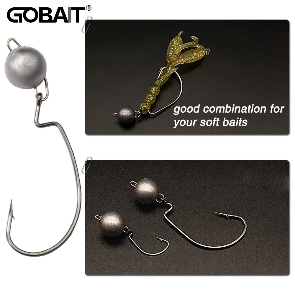 Anzuelos de gusano con cabeza  - Fishing Hook Offset reseña y precio