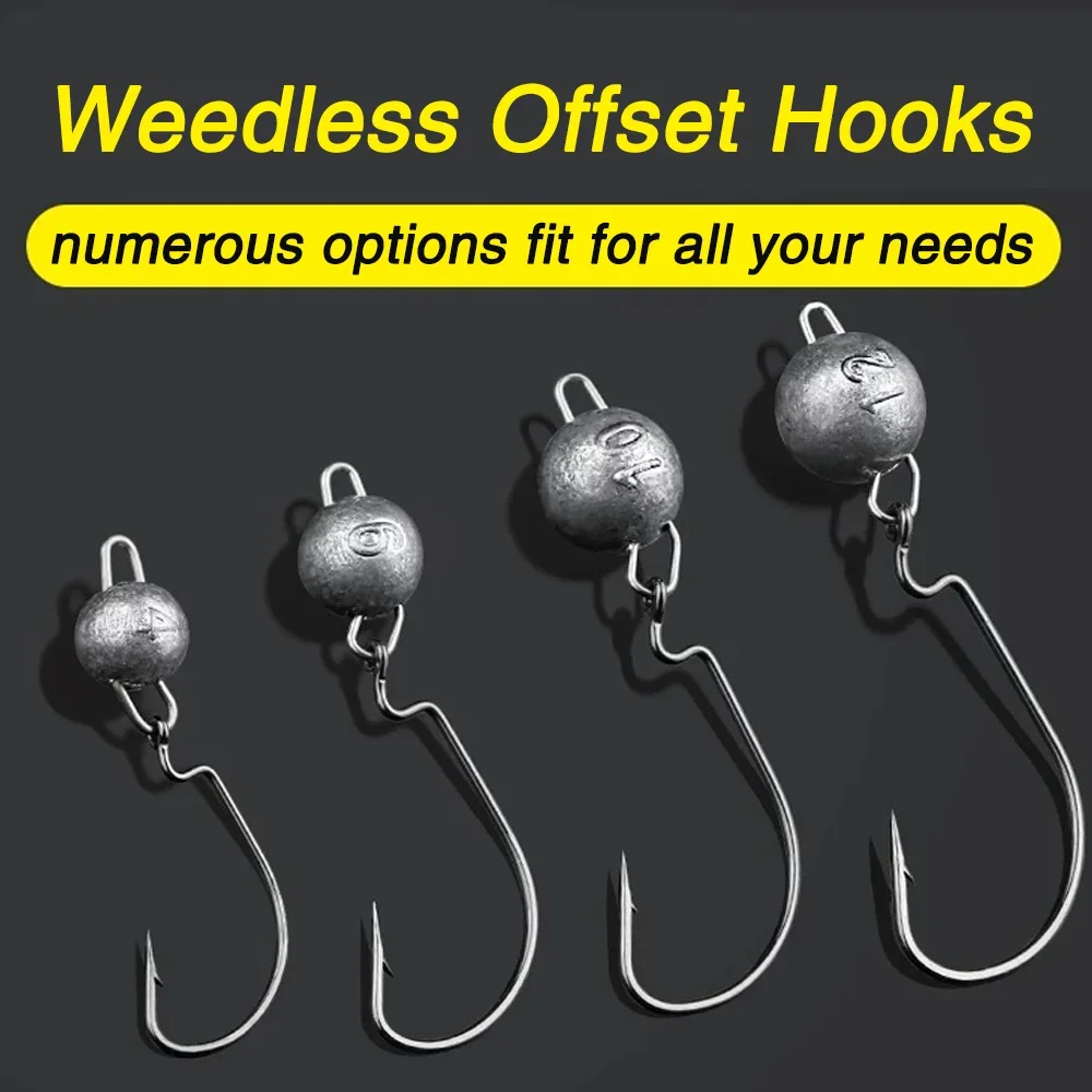 Anzuelos de gusano con cabeza  - Fishing Hook Offset reseña y precio