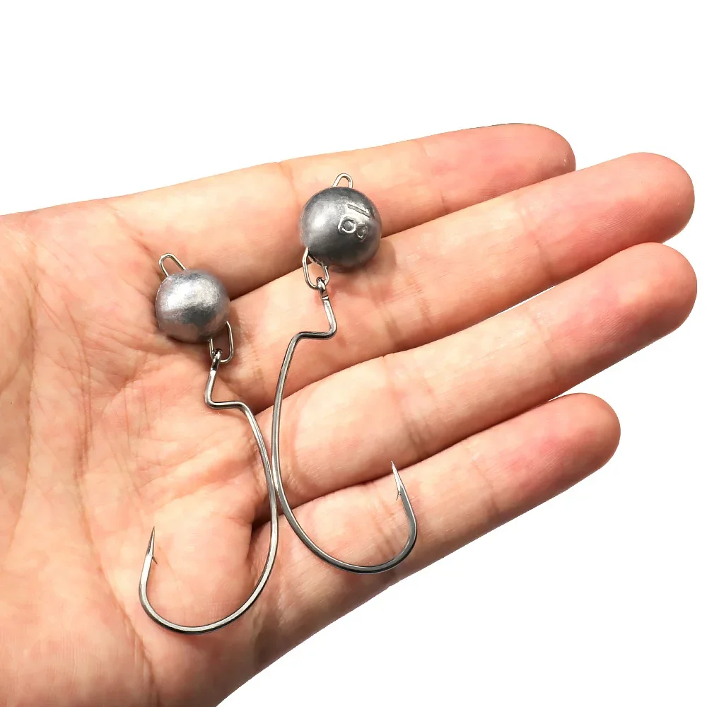Anzuelos de gusano con cabeza  - Fishing Hook Offset reseña y precio